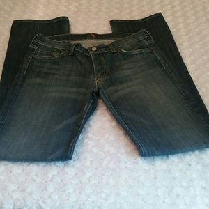 Seven for all mankind jeans size 29 boycut